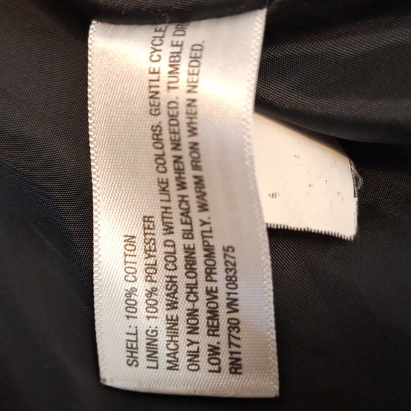 Cotton Plaid Coat, Lined, Black And Cream, Large Buttons, Merona, Sz 8, NWOT - Picture 13 of 14